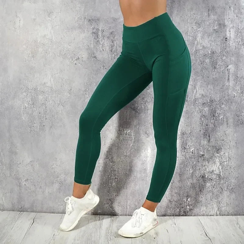 Elegante Yoga Leggings mit Tasche